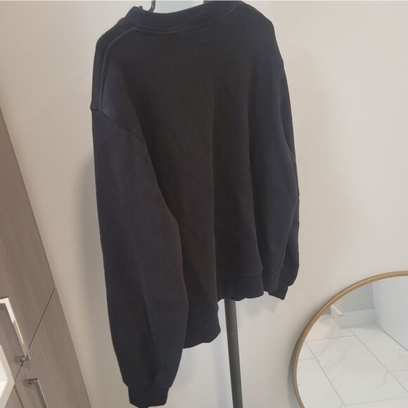 AMIRI Black Graphic Cotton Crew-Neck Sweatshirt Large - Picture 5 of 7
